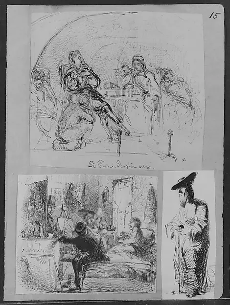 Artist's Studio (from Sketchbook) by James McNeill Whistler