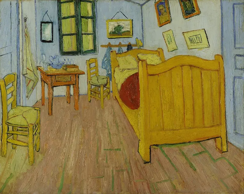 The Bedroom by Vincent van Gogh, 1888