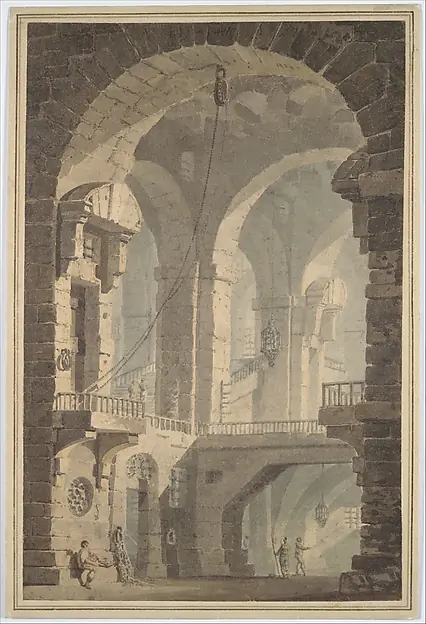 Dark Prison (Carcere Oscura) by Joseph Mallord William Turner