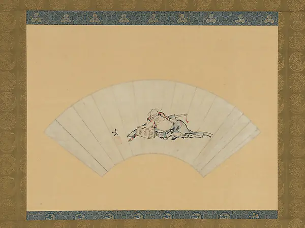 Drunken Asaina by Katsushika Hokusai
