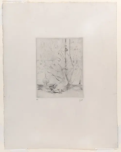Goose by Berthe Morisot