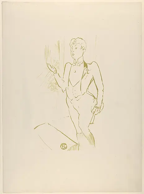 Mary Hamilton (from Le Café Concert) by Henri de Toulouse-Lautrec