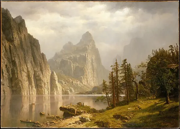 Merced River, Yosemite Valley by Albert Bierstadt