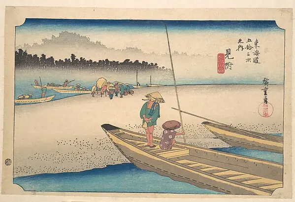 Mitsukei Tenryugawa by Utagawa Hiroshige