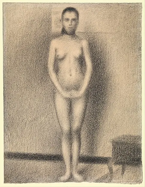 Study for "Poseuses" by Georges Seurat