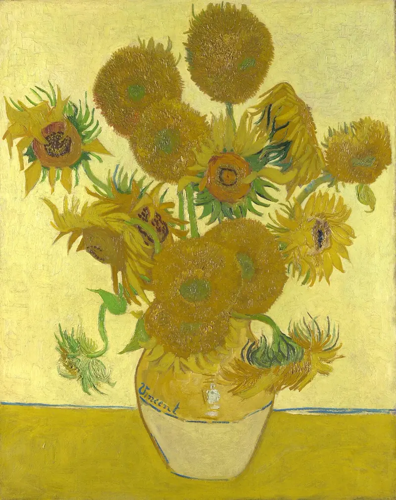 Sunflowers by Vincent van Gogh, 1888