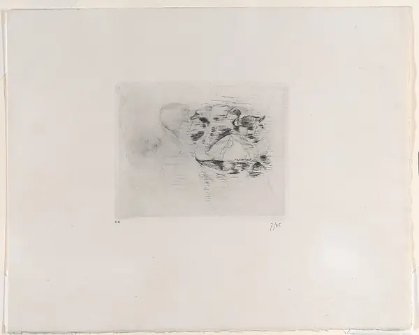 Swan and Duck, with Portraits of Julie by Berthe Morisot