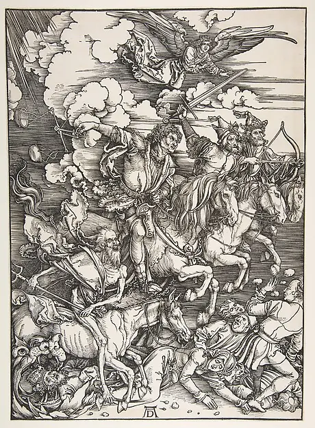 The Four Horsemen, from "The Apocalypse" by Albrecht Dürer