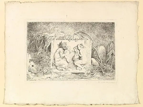 The Satyr's Family by Jean Honoré Fragonard