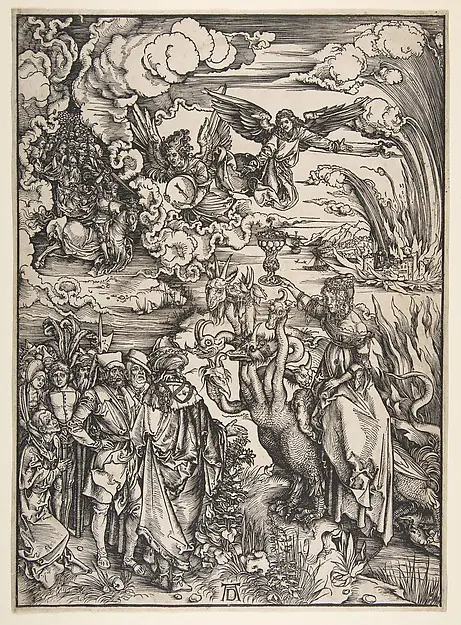 The Whore of Babylon, from "The Apocalypse" by Albrecht Dürer