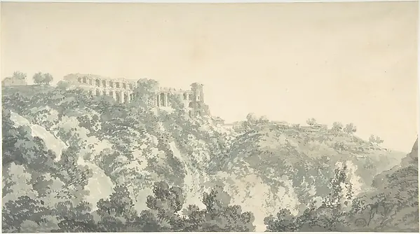 Tivoli, Villa of Maecenas and part of the Cascatelle by Joseph Mallord William Turner