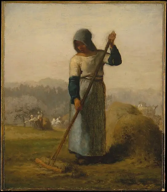 Woman with a Rake by Jean-François Millet